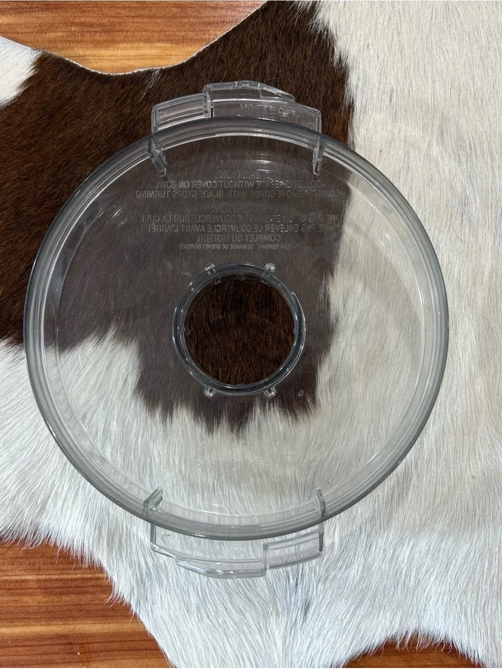 CUISINART Food Processor DLC-5/DLC-10 - BOWL LID with Center Cap - DLC-116GTX